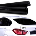 10€/m² 76x300cm SCHEIBENFOLIE TÖNUNGS-FOLIE TIEF-Schwarz Black Plus 95% Folie