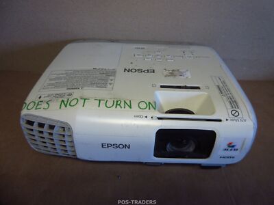 Epson EB-X27 XGA Beamer Projector 3LCD 2700 Lumens HDMI - DOES NOT TURN ON