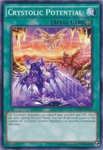 Crystolic Potential - INOV-EN057 - Common - Unlimited Edition x3 - Lightly Playe