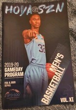 2019-20 GEORGETOWN HOYAS MEN'S BASKETBALL PROGRAM 8 FEB 2020 MALCOLM WILSON COVE