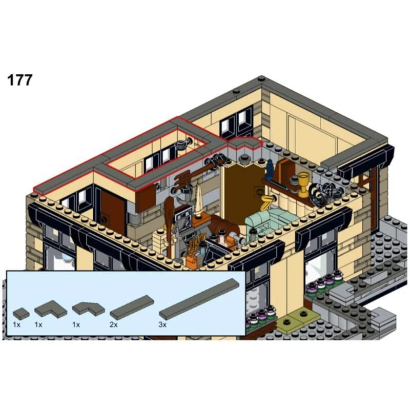 MOC-91656 SitCom Suite – Apartment Modular Building 846 Pieces+ Good Quality - Image 4 of 4