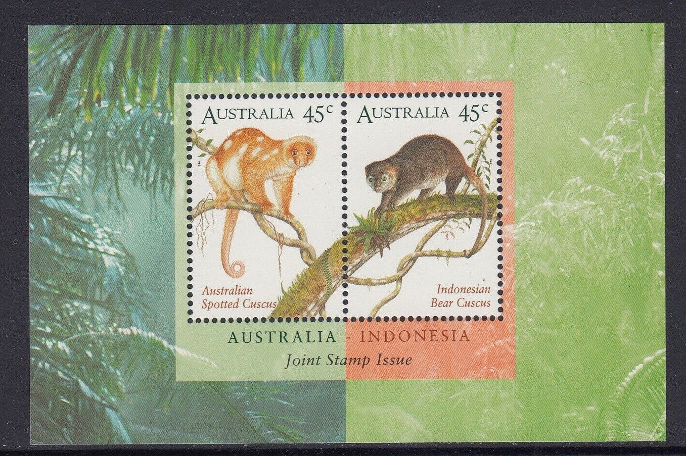 Australia 1996 Weekly update AUSTRALIA & INDONESIA CUSCUSES MNH 25% OFF Issue P Joint