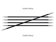 Knitter's Pride ::Karbonz Double Pointed Needles:: 5 US 8 in / 3.75 mm 20 cm