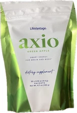 LifeVantage Axio Green Apple Flavor Dietary Supplement 30 PACK Brand New Sealed