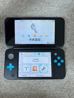 New Nintendo 2DS XL LL Black Turquoise Console Japanese B111 | eBay