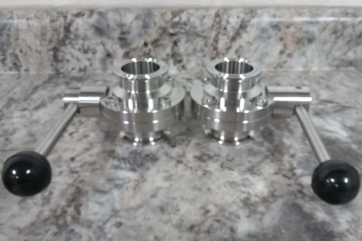 4 Pezzi Morsetto Valvola A Farfalla Sanitario 2" Guarnizione - Foto 9