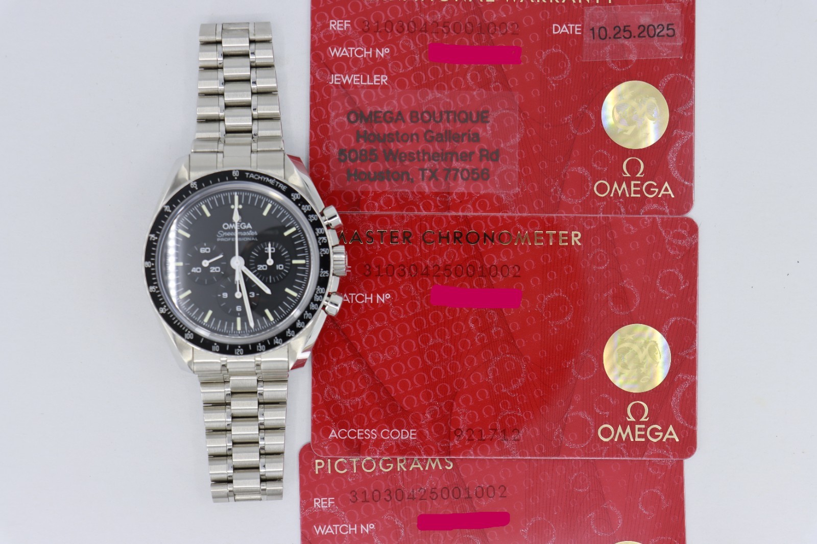 Omega Speedmaster 310.30.42.50.01.002 Professional Moonwatch Sapphire Skeleton image 9