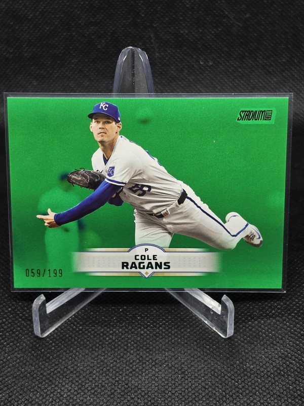 2025 Topps Stadium Club COLE RAGANS Green Foil #/199 #35 ROYALS