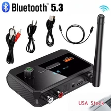 Bluetooth 5.3 Audio Receiver for Home Stereo, Wireless Adapter with Optical/USB