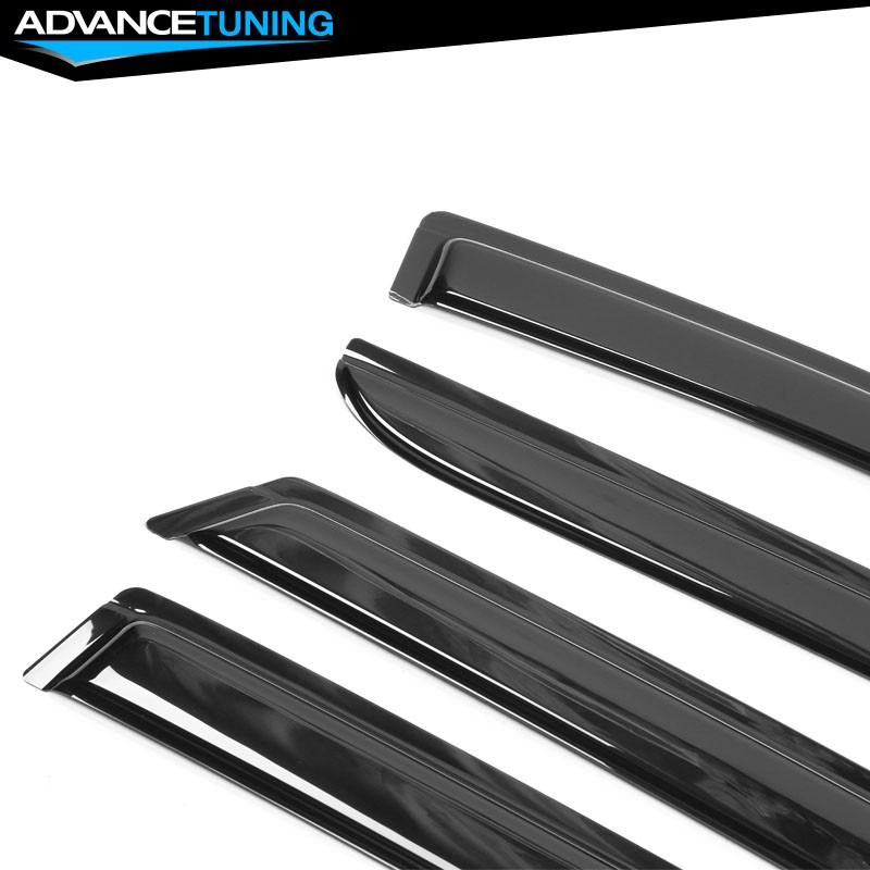For 07-14 Ford Edge 07-15 Lincoln MKX Window Visors Rain Guard Deflector Tape On