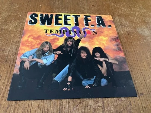 SWEET F.A. Temptation LP Vinyl 1991 UK 1st Press w/OIS Very Rare