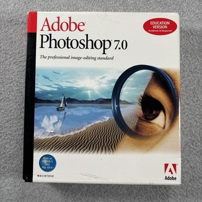 Adobe Photoshop 7.0 Full Educational Version for Windows W / Serial Number