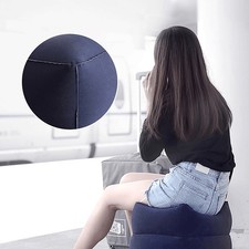 Travel Air Pillow Foot Rest Inflatable Cushion 2/ 3 Layers Car Leg Footrest