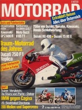 M8507 + DUCATI 750 F1 Replica; Test MOTO GUZZI V 65 TT + MOTORRAD 7/1985