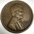 1920 D Lincoln Wheat Cent Penny VF Very Fine 1c One Cent US Coin- 3558