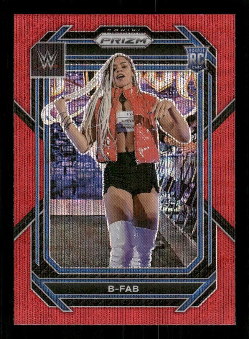 2023 Panini Prizm WWE - B-Fab #101 Ruby Wave Prizm (RC)