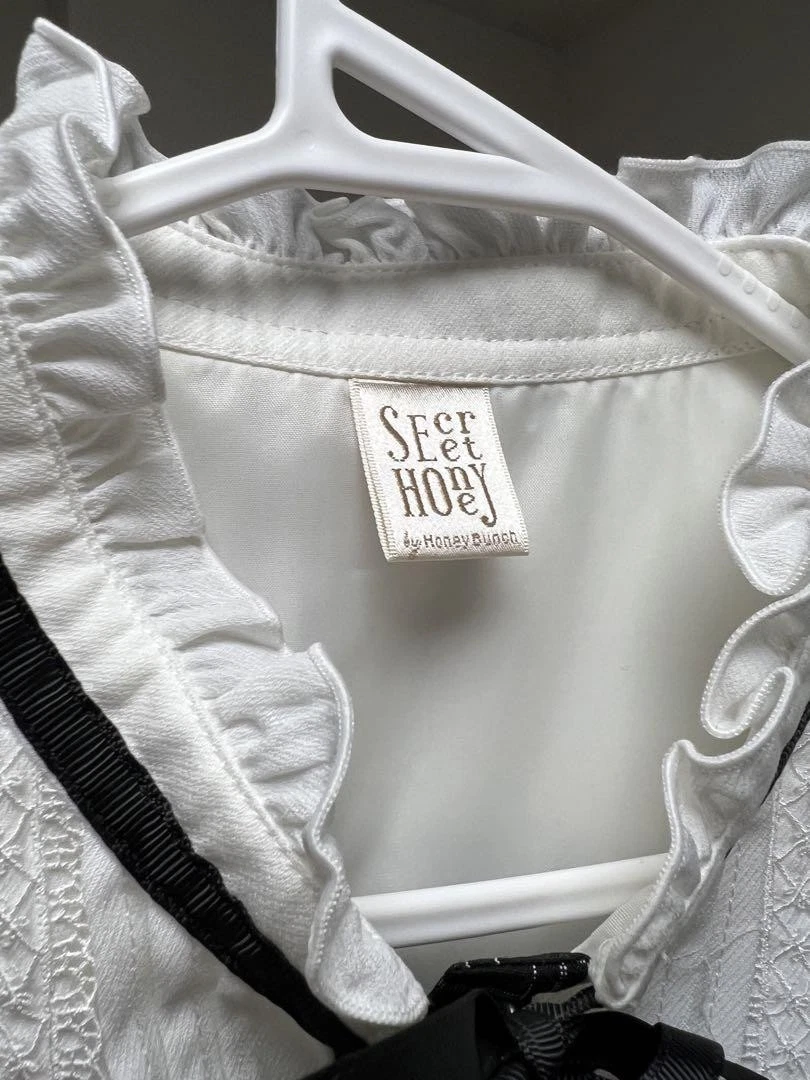 UNDERCOVER Abito a quadri manica corta miele segreto