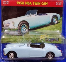 Johnny Lightning 58 1958 Mga Twin Cam British Invasion Collectible Car Wrrs Blu