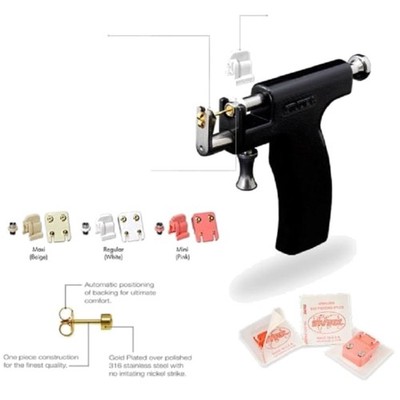 Complete Ear Piercing Set with Educational Materials