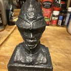 THE OXFORD BOBBY~BLACK RESIN BUST~1977 BRISTOL LABORATORIES~TEGOPEN — photo 1