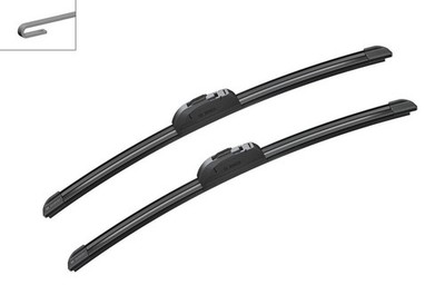 SEAT PEUGEOT BOSCH AeroTwin Windshield Wiper Blades PAIR 450mm 18'' AR450S 1981-
