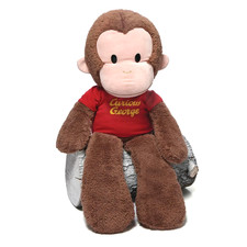 GUND 13 Curious George Monkey Plush Toy with Red Shirt Stuffed Animal Gift Kids