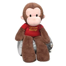 GUND 13” Curious George Monkey Plush Toy with Red Shirt Stuffed Animal Gift Kids