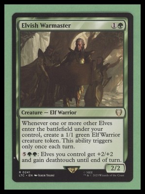 Elvish Warmaster - Commander: The Lord of the Rings - NM-Mint - MTG