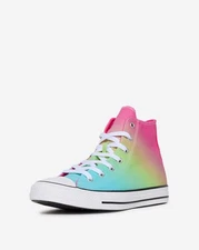 CONVERSE ALL STAR CT HI SNEAKER UNISEX MEN SZ 5.5 = WOMEN SZ 7 SHOES RAINBOW NEW
