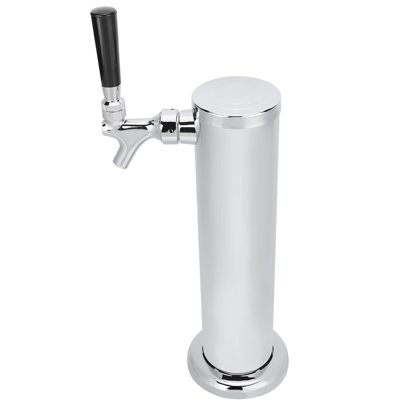 Single Faucet Dispenser Draft Beer Tower Dispenser Stainless Steel Beer Tower