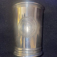 1978 Gorham EP Silver "Honorable Order of Kentucky Colonels" Mint Julep Cup, 4”