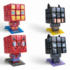 Rubik’s Cube Marvel & DC Comics Character Puzzle Collectible Display Cubes