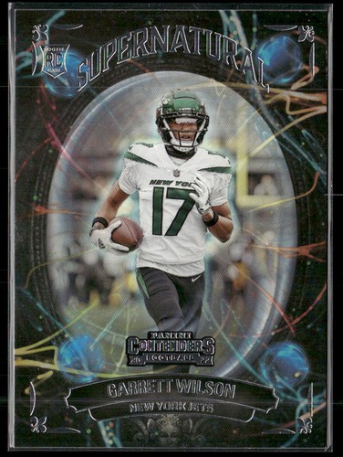 Garrett Wilson #SN-GWI 2022 Panini Contenders Supernatural card