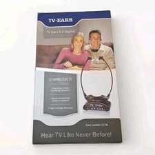 TV Ears 5.0 Digital Wireless TV Headset System 11741 Hearing Set NEW Open Box