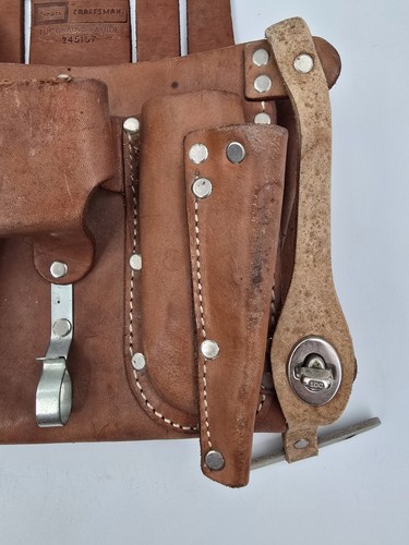 VINTAGE Sears CRAFTSMAN Belt Tool Holder - Leather (Top Grain Cowhide) 945157 - Picture 4 of 5