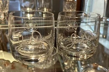 Jack Daniels Collectible Rocks Glasses 2 Total Mint