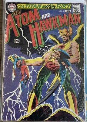 Atom and Hawkman #40 The Titan and The Fury! DC Comics Silver Age 1969