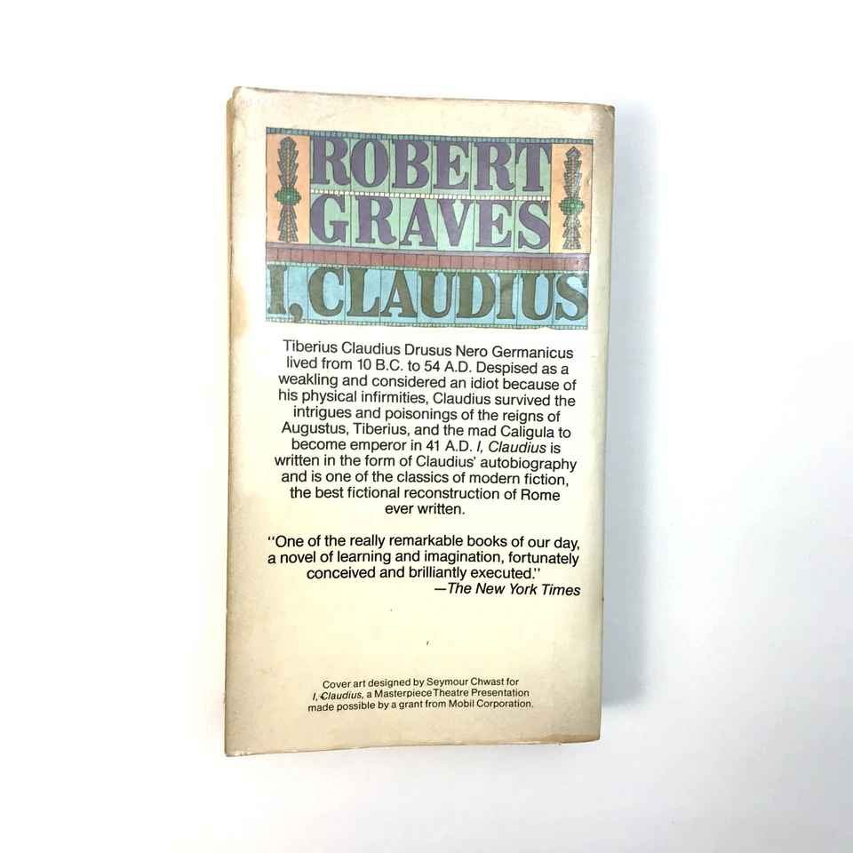 I Claudius Robert Graves Autobiographical Novel Literature Ancient History 1961 - Image 2 of 4
