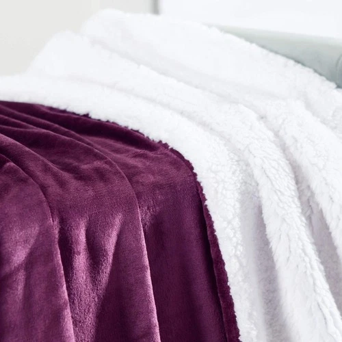 Genteele Sherpa Throw Blanket - Thumbnail 3