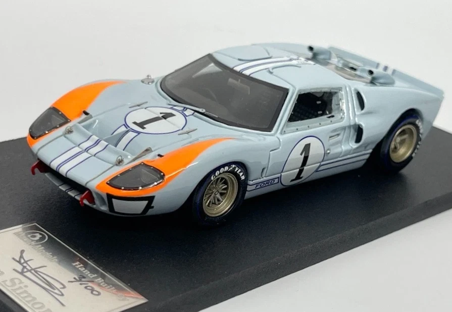 1/43 Ken Miles Marsh Models 1966 Ford GT40 MkII #1 Le Mans MM323