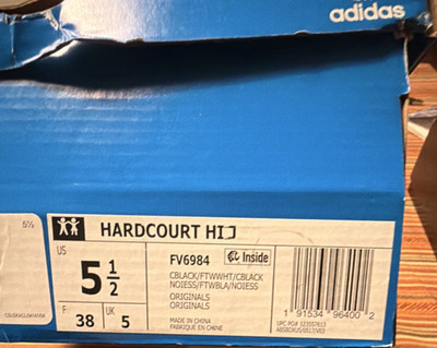 adidas Hardcourt Hi Originals FV6984 High Top Athletic Sneakers