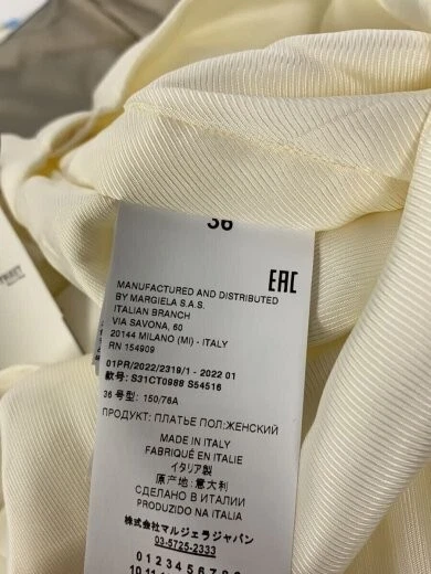 Maison Margiela Vestito 36 WHT s31ct0988