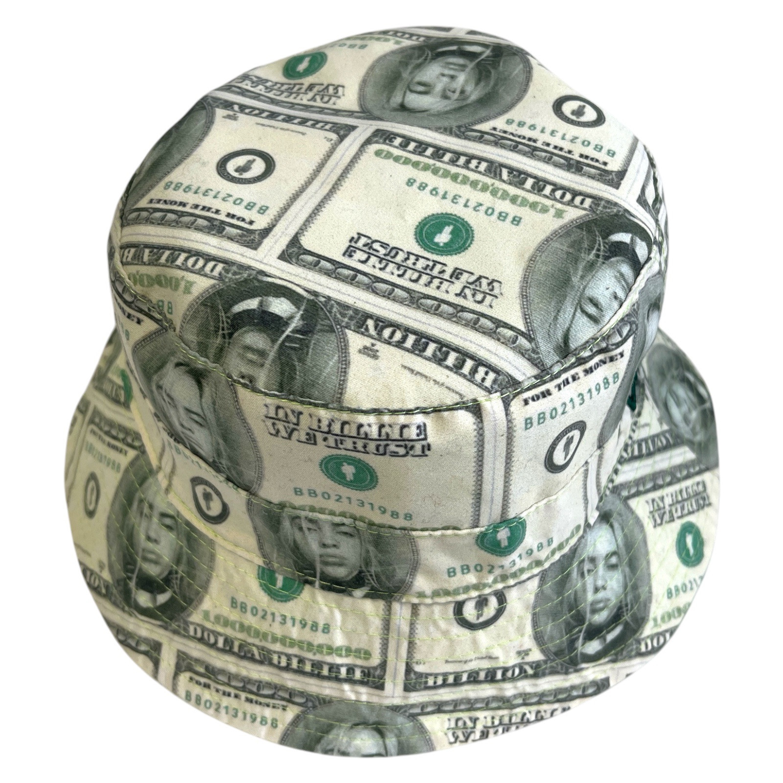 Billie Eilish Dollar Bill Bucket Hat New Era Reversible Rare - OS image 3