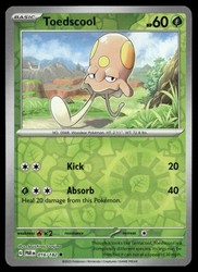 Toedscool 016/182 Paradox Rift Reverse Holo