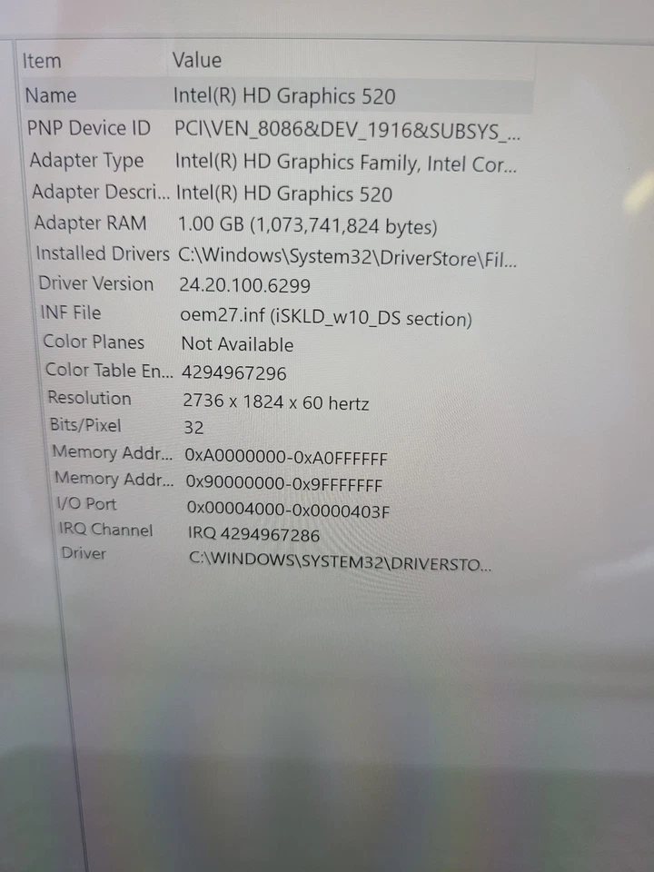 Microsoft Surface Pro 4 i5-6300U 2,4 GHz 4 GB Ram 128 GB SSD Win 10 Pro con TECLADO Foto 4 de 4