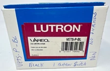 Lutron Vareo VETS-P-BL   Black Switch