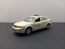 1:36 Audi A4 Taxi Deutschland Modellauto mit Rückzugmotor 