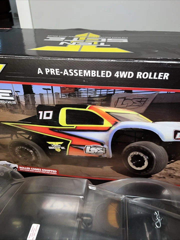 TEAM LOSI TEN SCTE 1.0 ARR NEW WITH EXTRAS RACE ROLLER SLIDER - Image 3 of 4