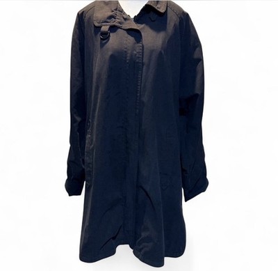 Black Mid Trench Sz 20W P-P30  L-37 