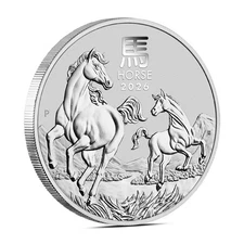 2026 1/2 oz Perth Lunar Year of the Horse Silver Coin (BU)